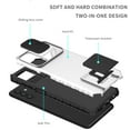 thumbnail image 2 of Jiahe Cover for Samsung Galaxy A13 5G,Slim Shockproof Kickstand Rugged with Slide Camera Lens Protection Dual Layer Protection Cover,White, 2 of 8