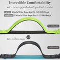 thumbnail image 3 of Hands Free Dog Leash with Zipper Pouch, Dual Padded Handles and Durable Bungee for Walking, Jogging and Running Your Dog (Medium, 8-25 lbs, Green), 3 of 4
