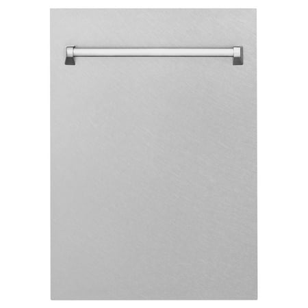 ZLINE - 18" Compact Top Control Built-In Dishwasher with Stainless Steel Tub, 40 dBa - Hand Hammered Copper