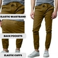 thumbnail image 2 of 3-Pack Men’s Slim-Fit Twill Jogger Pants (S-2XL), 2 of 5