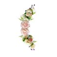 thumbnail image 1 of 1Pack Artificial Rose Lintel Wedding Hall Decoration Arch 19.7*5.1In, 1 of 6