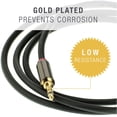thumbnail image 4 of Cable auxiliar macho Mediabridge de 3,5 mm (4 pies) para auriculares, altavoces, estéreos de automóvil y más, 4 of 5