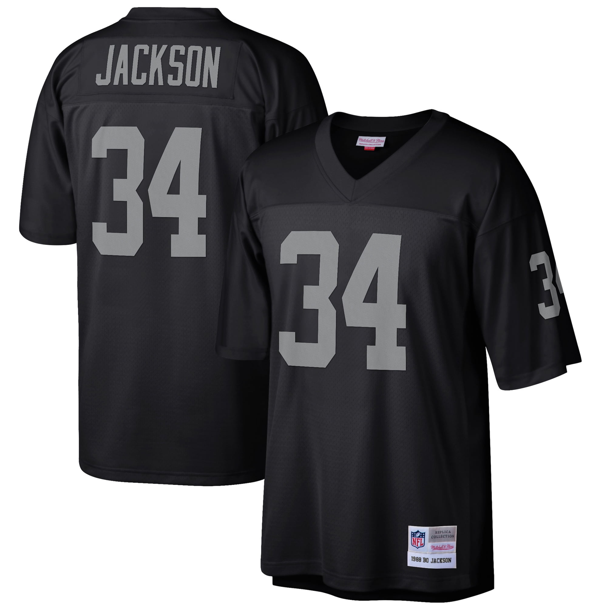 Bo Jackson Oakland Raiders Mitchell & Ness Big & Tall 1988 ...