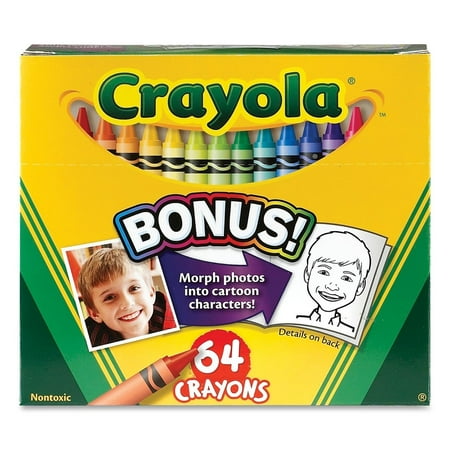 Crayola 52-064d Crayon Set - 3.63" X Assorted Wax - 64 / Box (52064d)