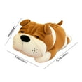 thumbnail image 3 of Loespoir Snuggly and Soft Handheld Plush Toy for Sofa Companion, Comforting Cuddle Buddy for Relaxation, Ideal for Beds, Seats, and Portable Use(Brown), 3 of 6