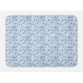thumbnail image 1 of Blue and White Bath Mat, Watercolor Style Herbs Fresh Nature Meadow Field Pattern, Non-Slip Plush Mat Bathroom Kitchen Laundry Room Decor, 29.5 X 17.5 Inches, Violet Blue Baby Blue White, Ambesonne, 1 of 2
