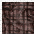 thumbnail image 3 of Soimoi Brown Viscose Chiffon Fabric Check Check Print Fabric by the Yard 42 Inch Wide, 3 of 4