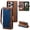 blue, variant on Wallet Case for iPhone 14 Pro,Decase Double Color Retro Style Protective PU Leather Folio Cover with Card Holder & Hand Strap,Men Women Stylish Flip Case,for Apple iPhone 14 Pro - Red