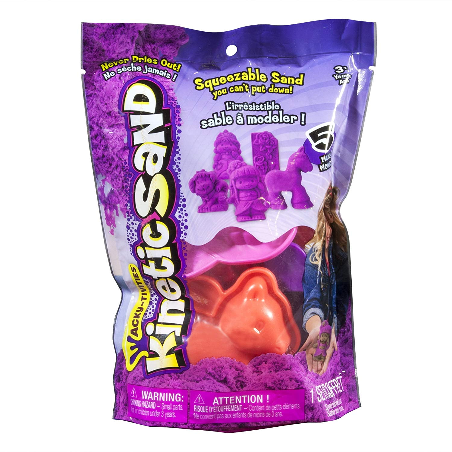 Kinetic Sand Girl's Wacky -Trinities Theme Accessory Pack
