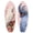 Blush Cockatoos, variant on Notoriart Trendy Animal Art Coastal Acrylic Wall Art Easy-to-Hang, 2 panel 13" x 37", Cute Peacock Skimboard Diptych