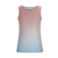 thumbnail image 4 of Mens Workout Tank Tops, Sleeveless Shirts for Men Summer Plus Size Outdoor Quick Dry Ombre Tie Dye Athletic Crewneck T-Shirts S-5XL, 4 of 6