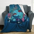 thumbnail image 4 of Pokemon Totodile Throw Blanket Cute Flannel for Boys Girls Men Women, 4 of 7