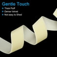 thumbnail image 4 of Uxcell 0.98 Inch x 2.18 Yard Velvet Ribbons Single Faced Vintage Velvet Ribbons Spool for Decor DIY Beige 2Pcs, 4 of 6