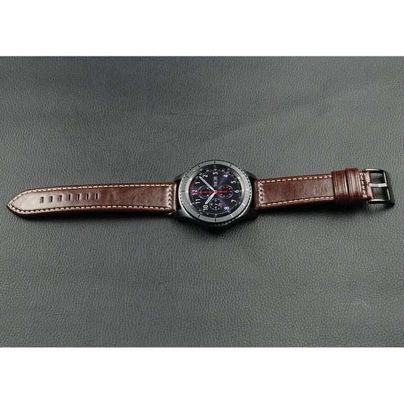 Dvkptbk Band Leather Watch Bracelet Strap for Gear Frontier/Classic Co Sporting Goods Accessories