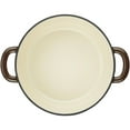 thumbnail image 4 of Ayesha Curry Enameled Cast Iron Induction Dutch Oven with Lid, 5.5-Quart, Brown Sugar, 4 of 9