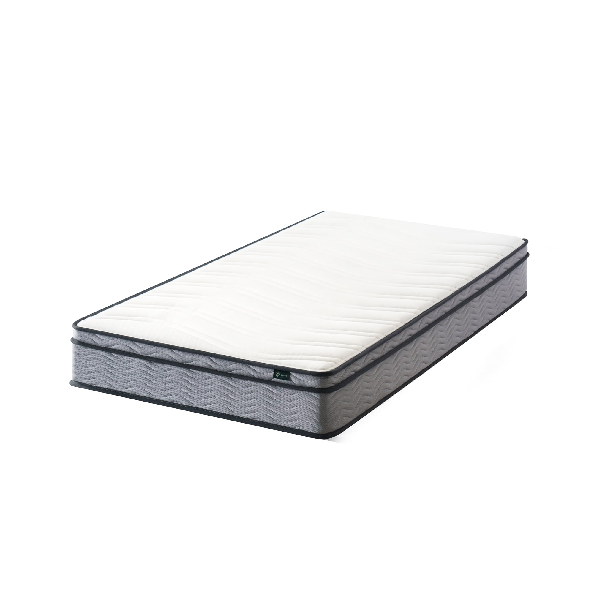Zinus 8" Innerspring Mattress with Euro Top, Twin-XL