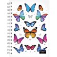 thumbnail image 1 of Petit Agenda Hebdomadaire/Mensuel 2024 À Couverture Rigide Papillon, Blanc, 1 of 4