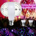 thumbnail image 2 of B22 E27 6W doble ed LED etapa RGB luz giratoria lámpara karaoke fiesta DJ decoración, 2 of 7