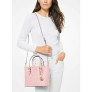 Michael Kors Womens Saffiano Leather Tote Bag, Powder Blush