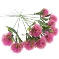 thumbnail image 2 of 10 flores artificiales de diente de león de plástico para decoración de bodas., 2 of 6
