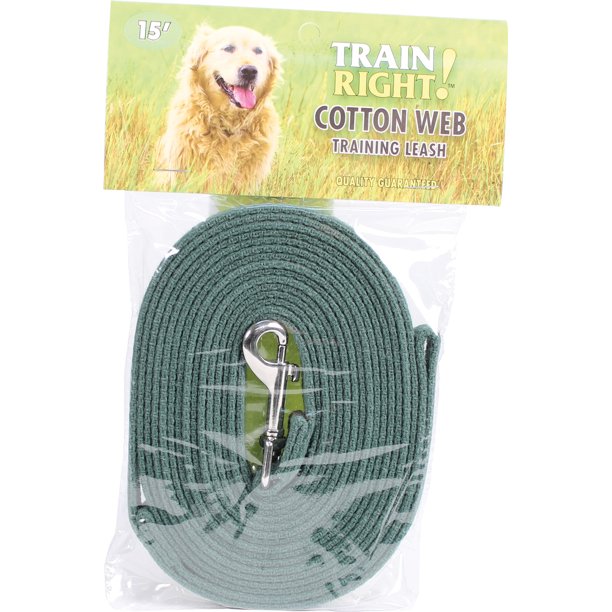 Cotton  Dog Training Leads, 15'