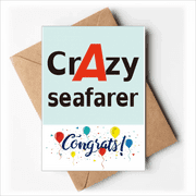 Brief Best Cool Seafarer Navigator Voyager Wedding Cards Congratulations Greeting Envelopes