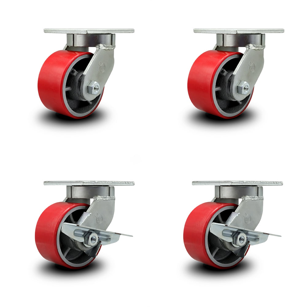Details about   Set Of Four Rolling Caster Wheels 