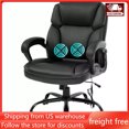 thumbnail image 1 of 400 Pounds of Wide Seat Desk Furniture PU Leather Computer Chair Pc Room Chair Gamer Chairs Mobile Design Armchair Gaming Office My Lux Decor Round, 1 of 6
