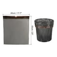 thumbnail image 2 of Unique Bargains 2-4 Gallon Small Trash Bags, 12 Rolls / 180 Counts Disposable Garbage Bags, Black, 2 of 6