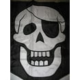 thumbnail image 5 of 3x5 Embroidered Sewn Jolly Roger Pirate Patch Nylon Flag banner Double Sided, 5 of 7