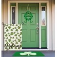 thumbnail image 3 of Welcome St. Patricks Day Garden Flags 12x18 Inch Double Sided, Seasonal Lucky Sharmrocks Clover Decorations, Small Spring Irish Decor for Yard Outside Outdoor Anniversary, 3 of 6