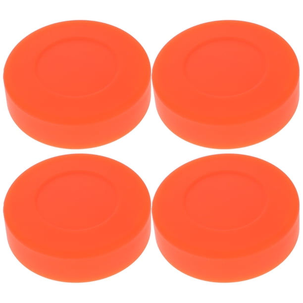 Pucks de hockey de hielo de 4 piezas Pucks de hockey de goma Hockey sobre hielo que practica suministros