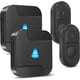 thumbnail image 1 of Wireless Doorbell: Wireless Doorbell with 2 Waterproof Doorbell Buttons and 2 Receivers, IP55 Waterproof, 55, 1 of 1