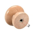thumbnail image 4 of Uxcell 28mm Dia Furniture Round Pull Knobs Furniture Kitchen Drawer Bedroom Wood 12 Pack, 4 of 5
