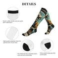 thumbnail image 6 of Bixox Skeleton Chef BBQ Scene Print Compression Socks,Compression Socks Women & Men Circulation for Medical,Running,Athletic, 6 of 7