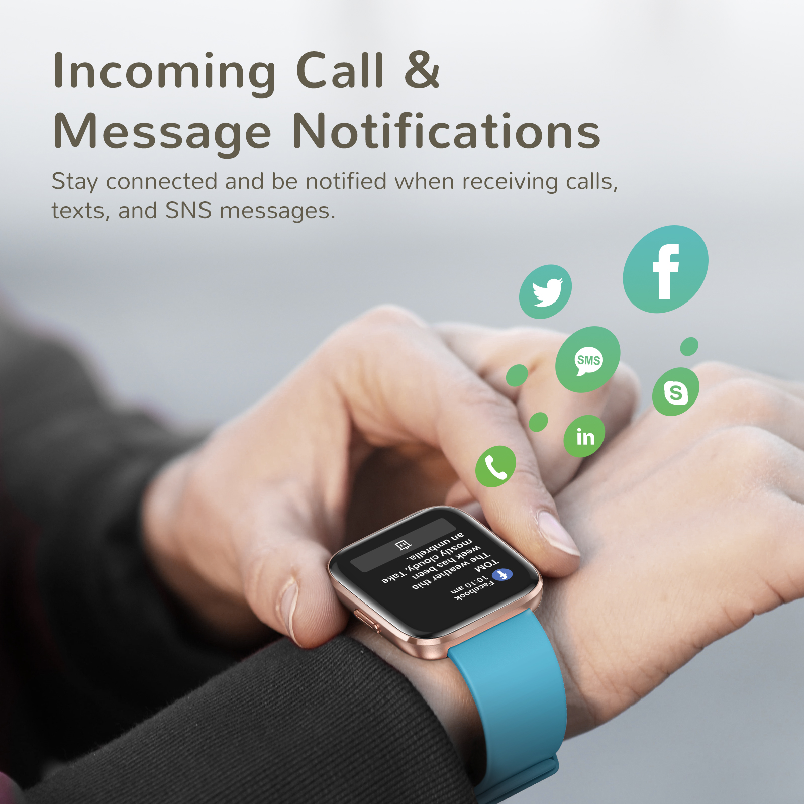 Letsfit iw1 health and fitness smartwatch Clearance