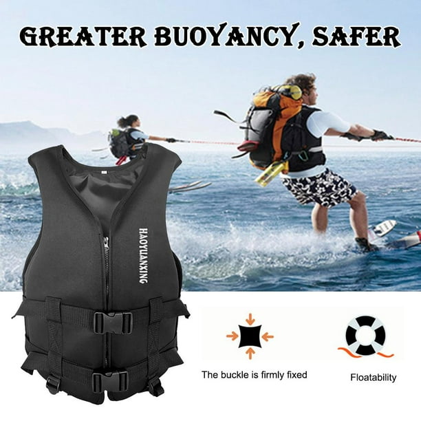 Chaleco Salvavidas Chaleco salvavidas de neopreno para adultos, deportes acuáticos, pesca, canotaje, surf, chaleco de seguridad