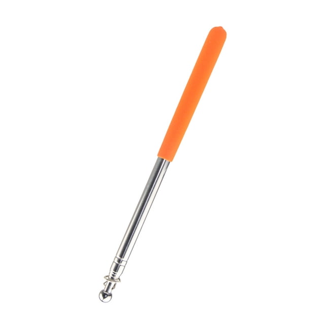 Mât de Drapeau de Guide Touristique Télescopique avec Poignée Antidérapante en Acier Inoxydable Robuste Extensible pour Enseignant Bannière Drapeau à Main