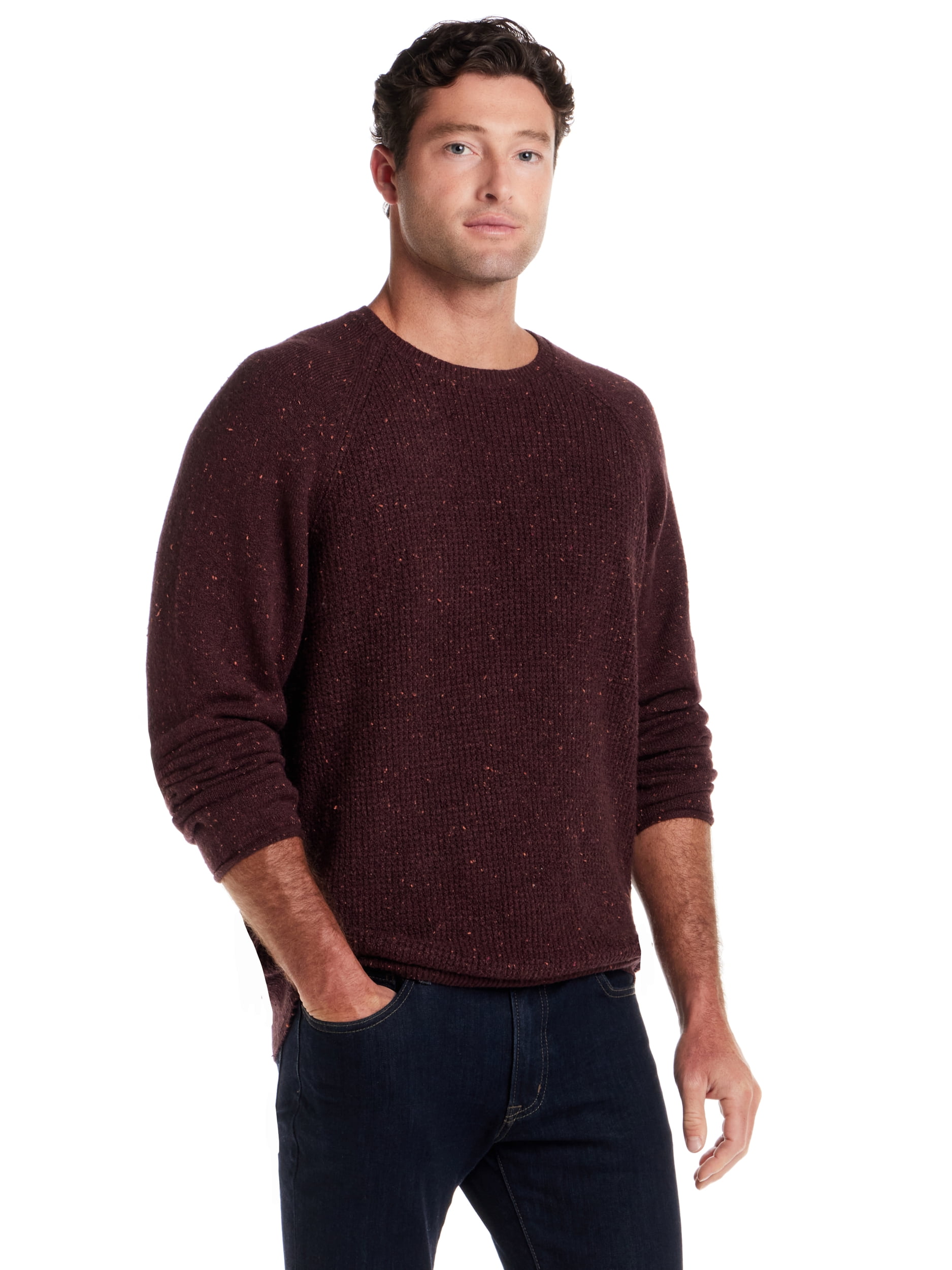 Frontier Threads Men's Donegal Crew Neck Sweater