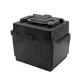 thumbnail image 4 of Caja de batería para bicicleta eléctrica Colamx Soporte de batería resistente a la intemperie negro, 4 of 8