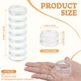 thumbnail image 2 of LELE LIFE 42 Pack Paint Containers Cups with Lids, Stackable 10ml Empty Watercolor Paint Pans, Travel Watercolor Palette Tin Case Pot for DIY Travel Kit, Acrylic Painting, Gouache, 2 of 7