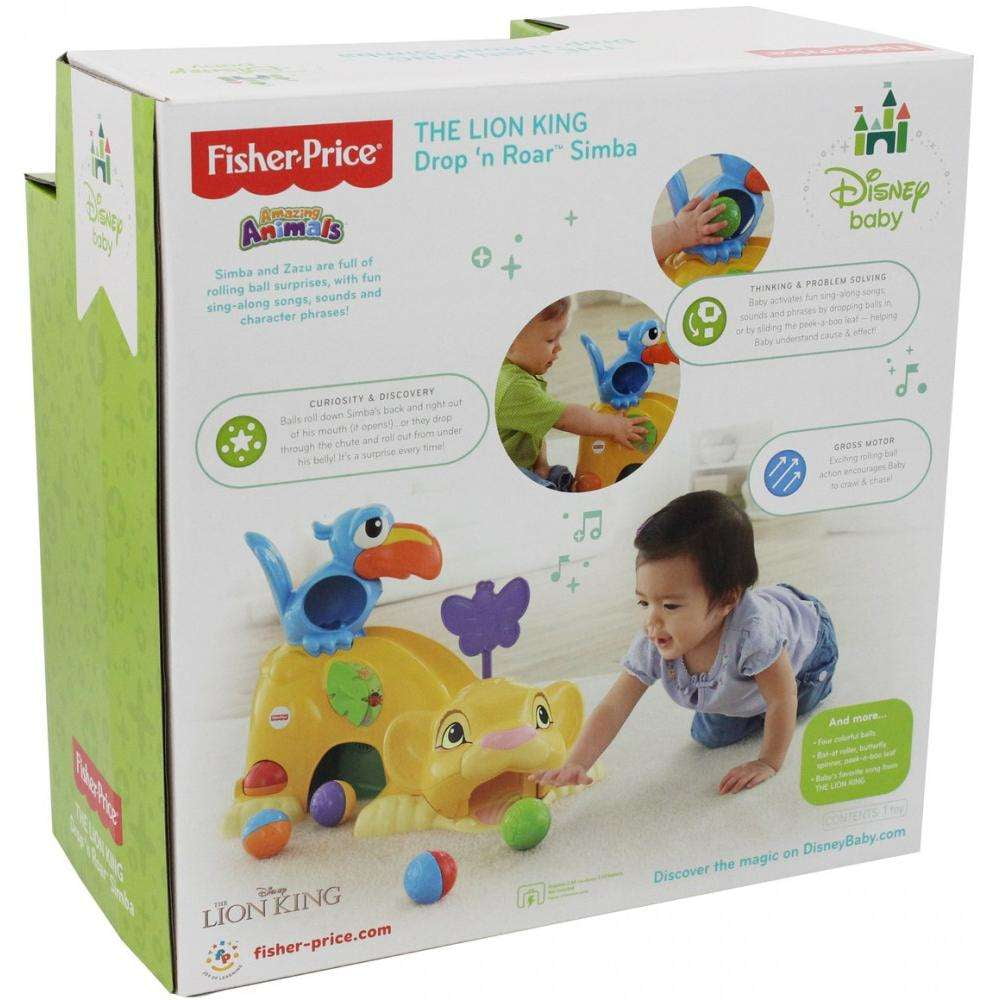 fisher price drop and roar simba