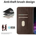 thumbnail image 4 of Hee Hee Smile Flip Case for Samsung Galaxy A750 Leather Wallet Shell Flip Case Anti Theft Brush Phone Cover, 4 of 5