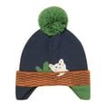 thumbnail image 2 of EGNMCR Toddler Hat Winter Baby Boys Girls Pattern Knitted Windproof Warmth Ear Protection Children Hat Girl Server, 2 of 2