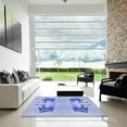 thumbnail image 6 of Ahgly Company Indoor Square Patterned Light Slate Blue Area Rugs, 6' Square, 6 of 6