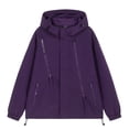 thumbnail image 1 of QHFBli Veste Décontractée Surdimensionnée pour Homme, Veste de Sport Légère à Capuche pour le Printemps et l'Automne, Randonnée et Tenue Décontractée, 1 of 3
