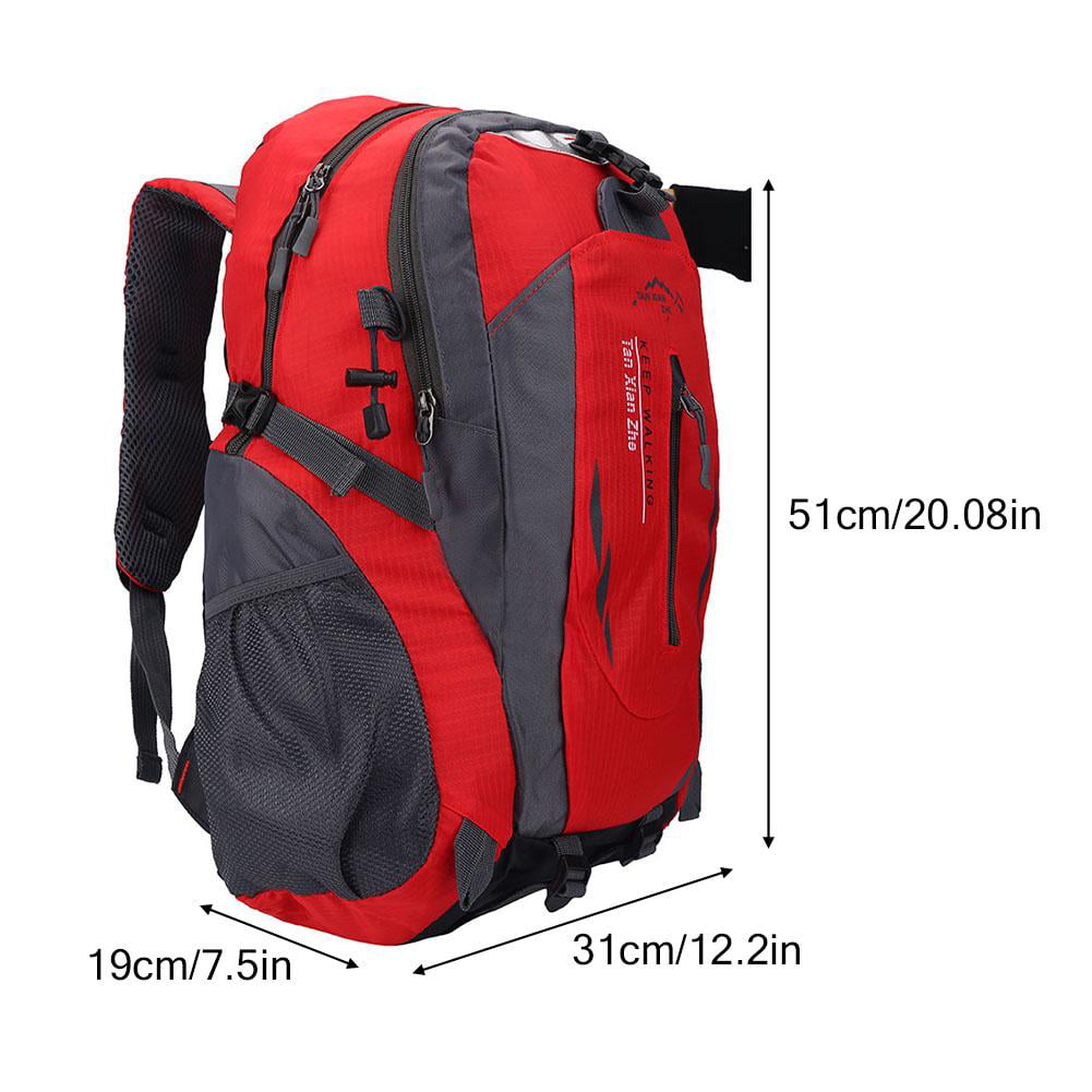 40L Large Waterproof Outdoor Sports Bag Backpack Travel Hiking Camping Rucksack 