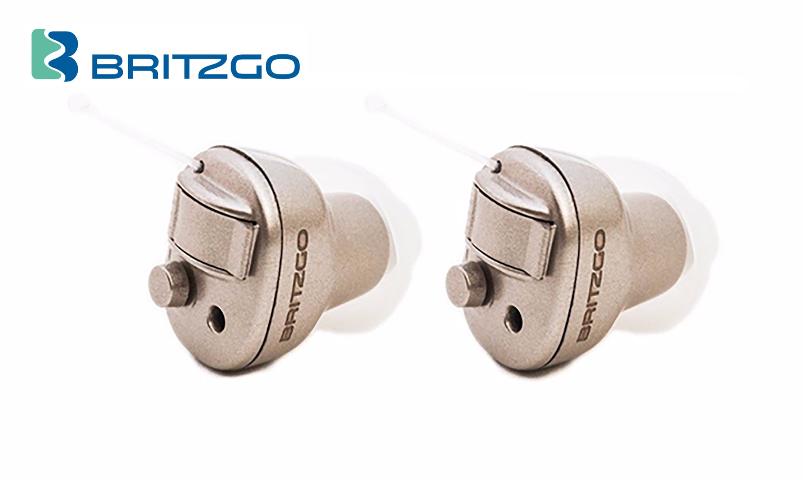 Pack Of Two Small Hearing Aid Amplifiers Lightweight Invisible