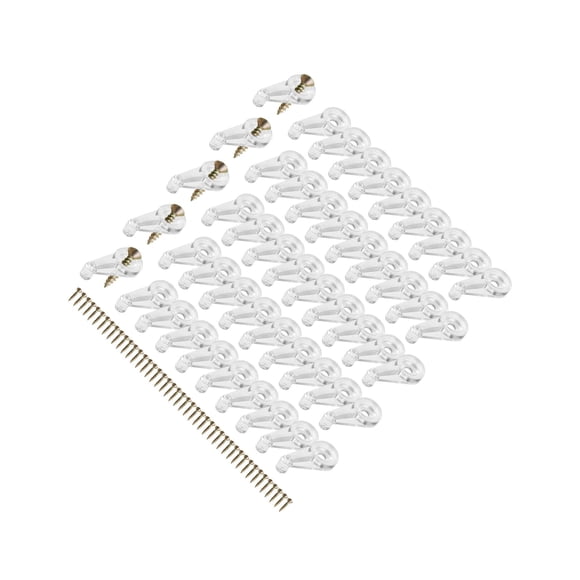 Ruiboury Premium Glass Door Picture Frame Clips Durable Clips Designed For Long Lasting And Stability Panel Retainer Clips
