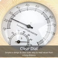 thumbnail image 3 of Wooden Temperature Humidity Meter Mechanical Temperature and Humidity Meter Hygrothermograph Thermometer Hygrometer Temperature and Humidity, 3 of 8